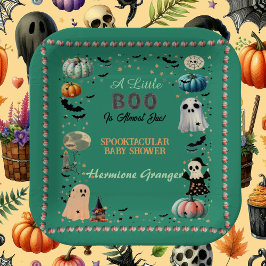 Little BOO is due Ghost Pumpkin Spooky Baby Shower