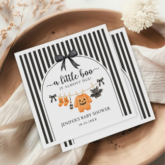 Little Boo Klädstreck Baby Shower Pappersservett