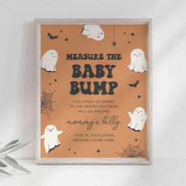 Little Boo,Mät Baby-skylten för babybabyskor Poster