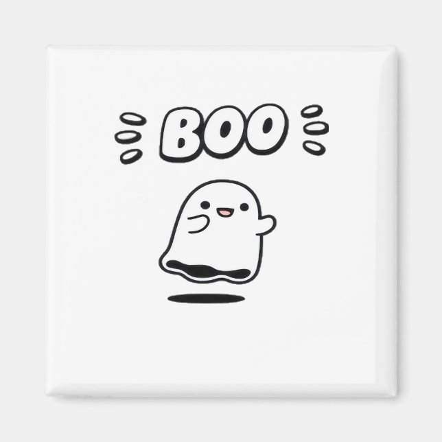Little Boo Minimal stil Magnet (Framsidan)