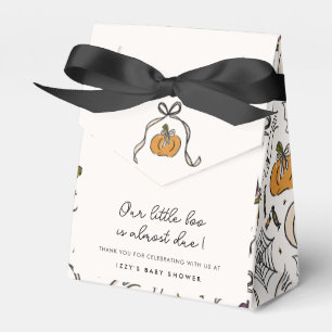 Little Boo nästan förfaller Halloween Baby Shower Presentaskar