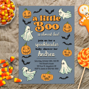 Little Boo nästan förfaller till Cute Ghost Hallow Inbjudningar