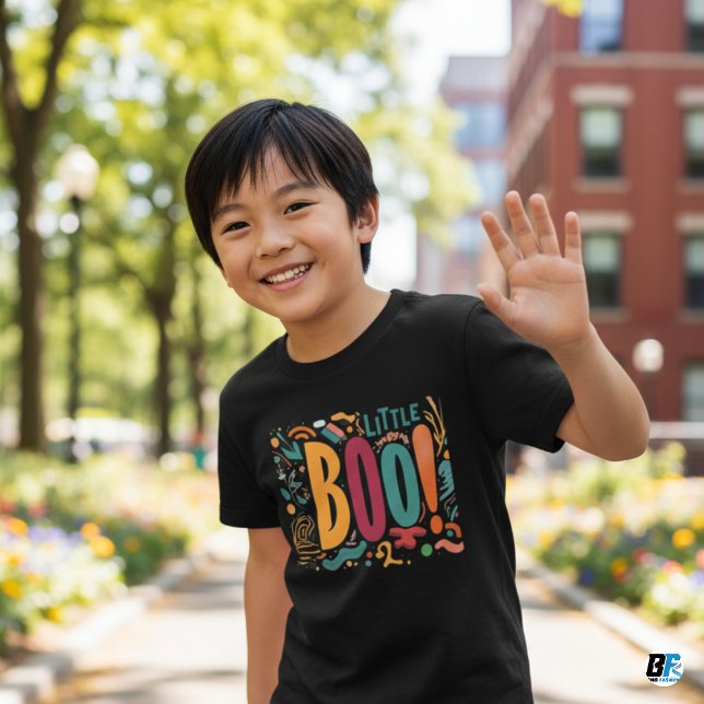 Little Boo Orange Black Halloween Family Matching T Shirt (Skapare uppladdad)