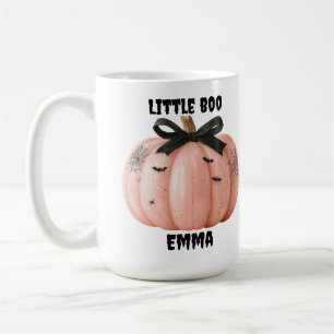 Little Boo Personlig Halloween Pumpkin Kaffemugg
