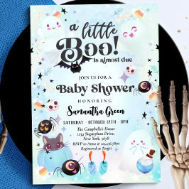 Little Boo Pojke Blue Baby-dusch Inbjudningar