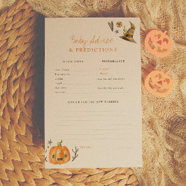 Little Boo Pumpkin Baby Predications & Advice Game