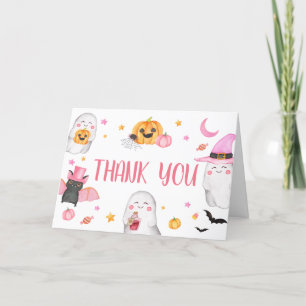 Little Boo Rosa Ghost Baby Shower Tack Kort