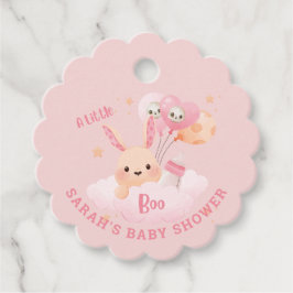 Little Boo Rosa Halloween Baby Shower Gåvor Etiketter