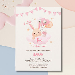 Little Boo Rosa Halloween Baby Shower-inbjudningar Inbjudningar