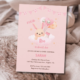Little Boo Rosa Halloween Baby Shower-inbjudningar Inbjudningar