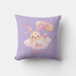 Little Boo Rosa Halloween Baby Shower Kudde