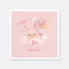 Little Boo Rosa Halloween Baby Shower Pappersservett