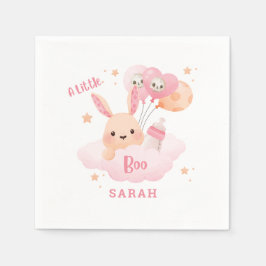 Little Boo Rosa Halloween Baby Shower Pappersservett