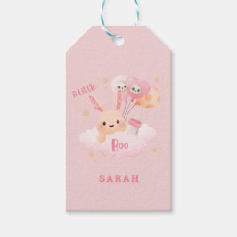 Little Boo Rosa Halloween Baby Shower Presentetikett