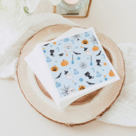 Little Boo ska nästan ha en blå babydusch Pappersservett