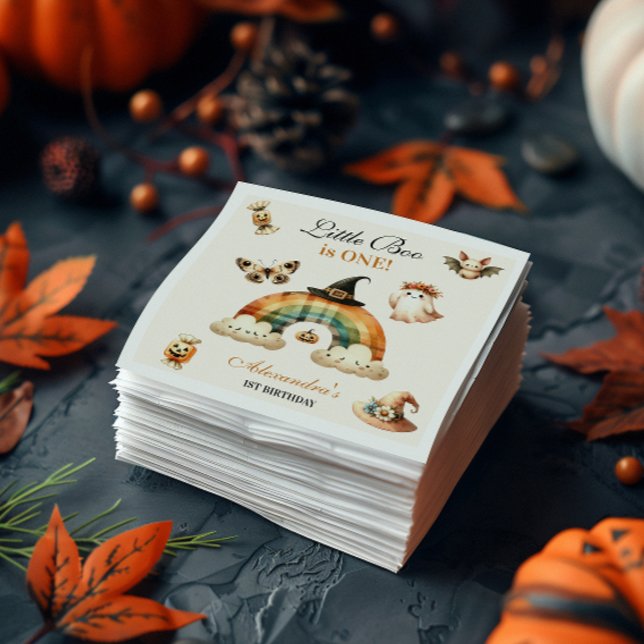Little Boo Western First Birthday Pappersservett (Skapare uppladdad)