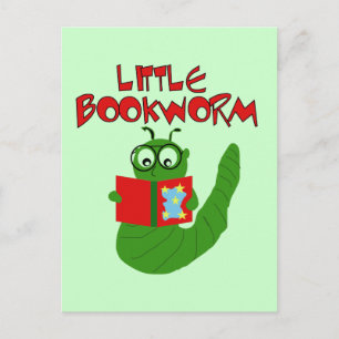 Little Bookworm Tshirts och Gifts Vykort