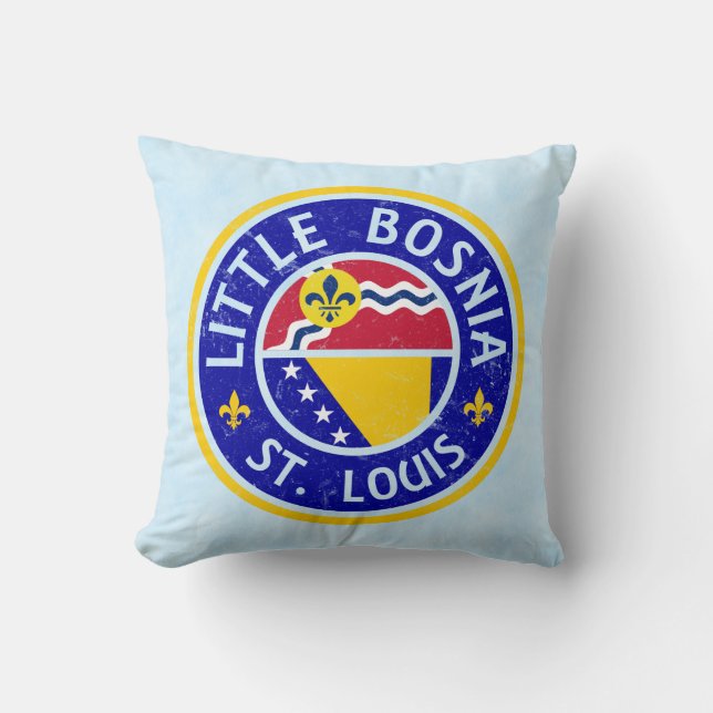 Little Bosnien St. Louis Cushion Kudde (Framsida)