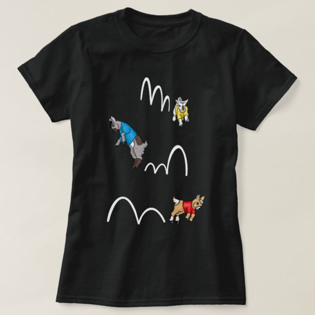 Little Bouncing Baby Goats T-Shirt (Design framsida)