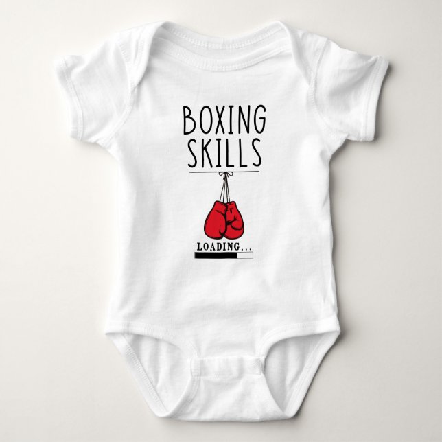 Little Boxer Baby - Boxing Skills - Slående T Shirt (Framsida)