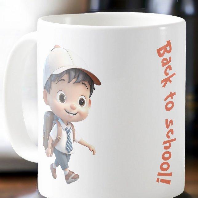 Little Boy back to school Kaffemugg (Skapare uppladdad)