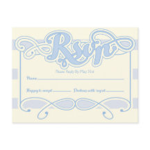 Little Boy Blue Baby Shower OSA kort