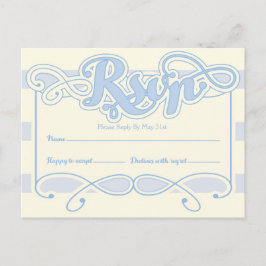 Little Boy Blue Baby Shower OSA kort