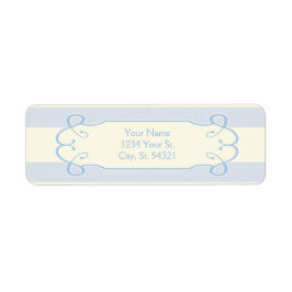 Little Boy Blue Shower, Adressetiketter Returadress Etikett