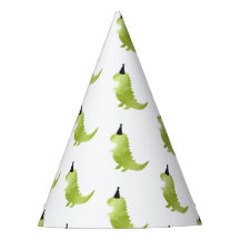 Little Boy Dinosaur Theme Dino Grönt and Black Hat