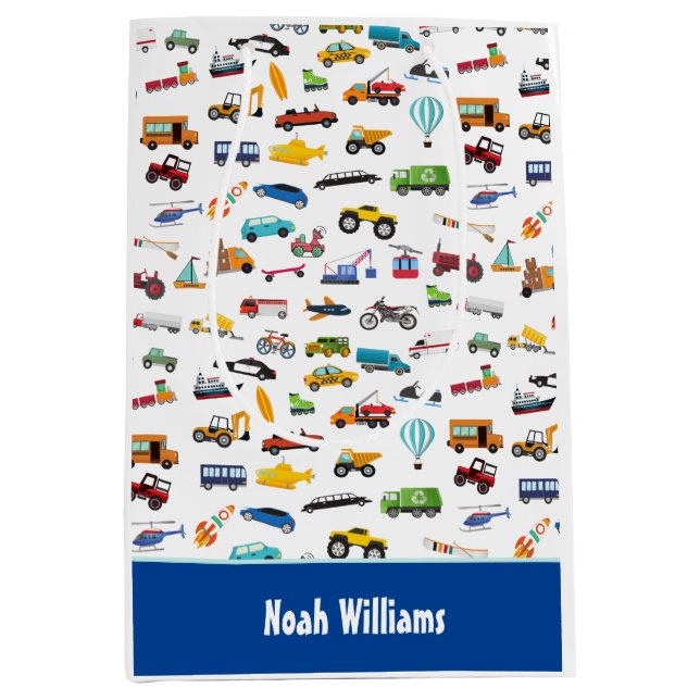 Little Boy Sak som flyttar Fordon Cars Kid (Framsidan)