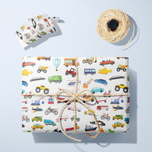 Little Boy Sak som flyttar Fordon Cars Kid Presentpapper