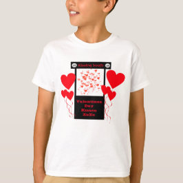 Little Boys Kissing Booth Valentines day Shirt T
