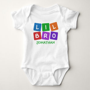 Little Bro CUSTOM NAME-kläder Tee