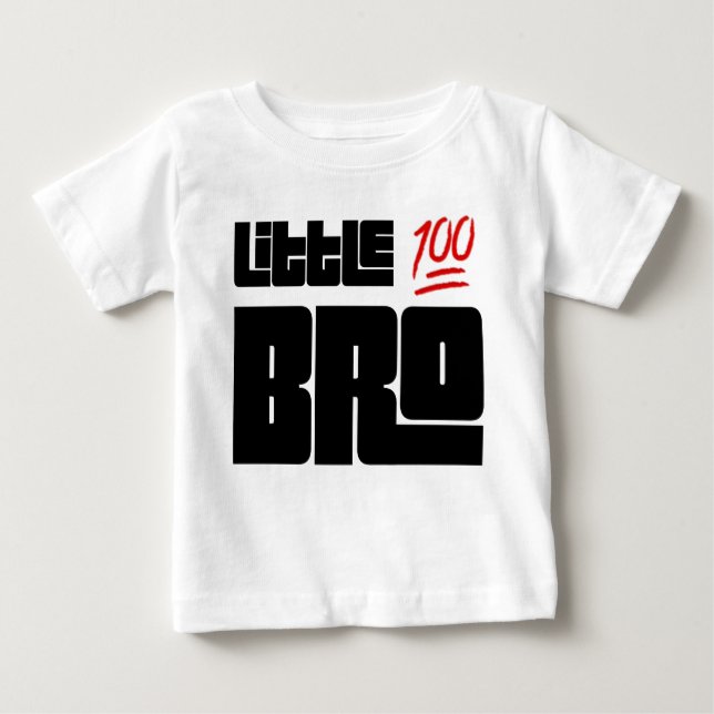 💯 Little Bro Tee Shirt (Framsida)