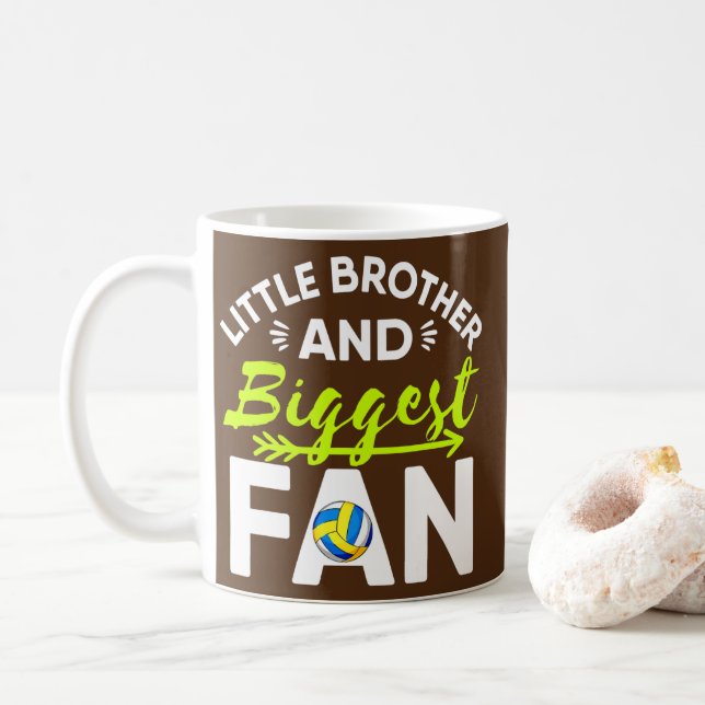 Little Brother and Biggest Fläkt Syskon Kaffemugg (Med munk)