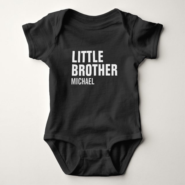 Little Brother Anpassningsbar Baby Bodykostym Tee (Framsida)