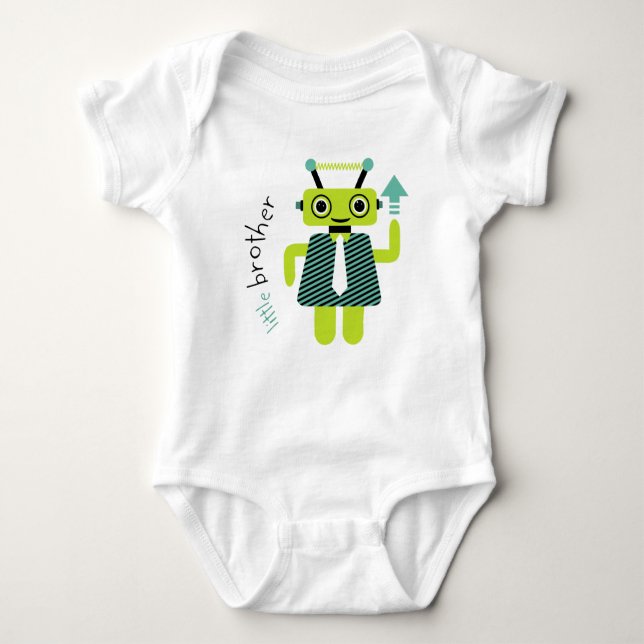 Little Brother Beep Beep Beep Robot Tee (Framsida)
