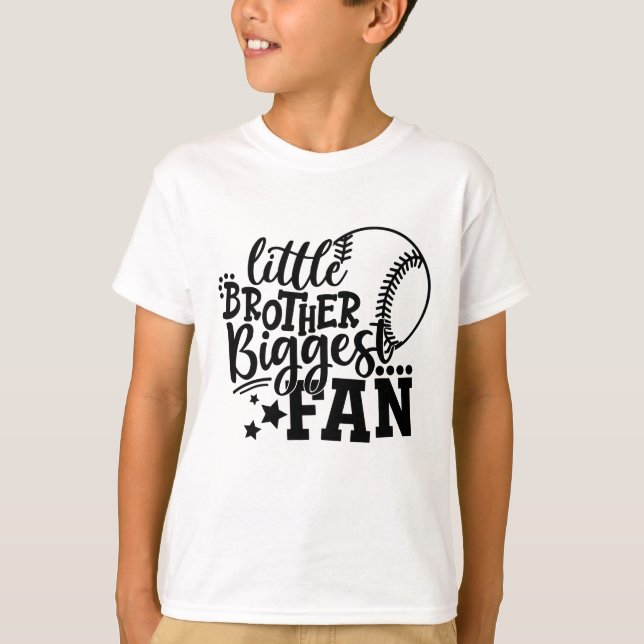Little Brother Biggest Fläkt Baseball T Shirt (Framsida)