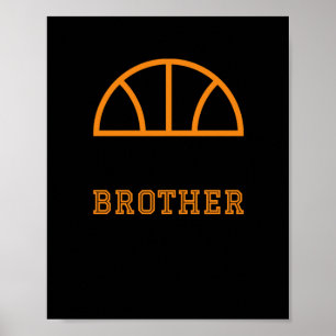Little Brother Biggest Fläkt Basketball Poster