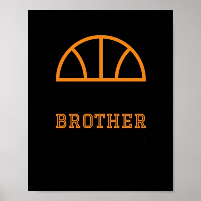 Little Brother Biggest Fläkt Basketball Poster (Framsidan)