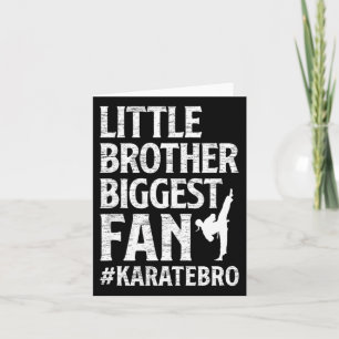 Little Brother Biggest Fläkt Karate Bro Proud Kara Kort