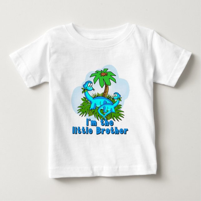Little Brother Dinosaurs T Shirt (Framsida)