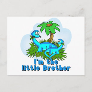 Little Brother Dinosaurs Vykort