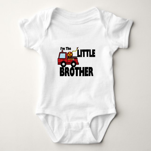 Little Brother Fire Lastbil Tröja (Framsida)