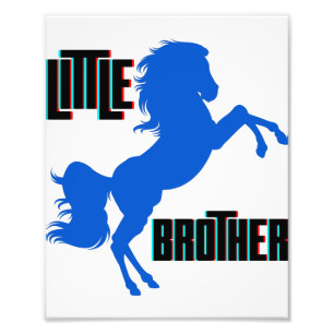 Little Brother Horse Rearing Fototryck