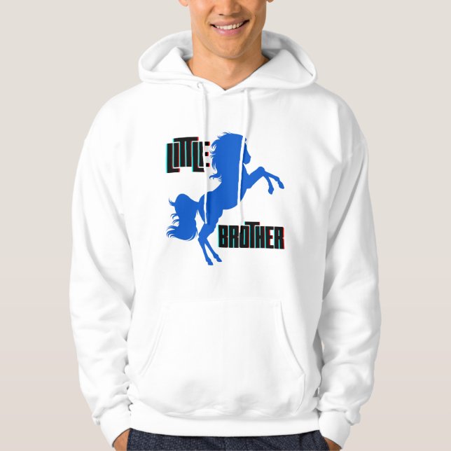 Little Brother Horse Rearing Hoodie (Framsida)