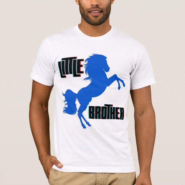 Little Brother Horse Rearing T Shirt (Framsida)