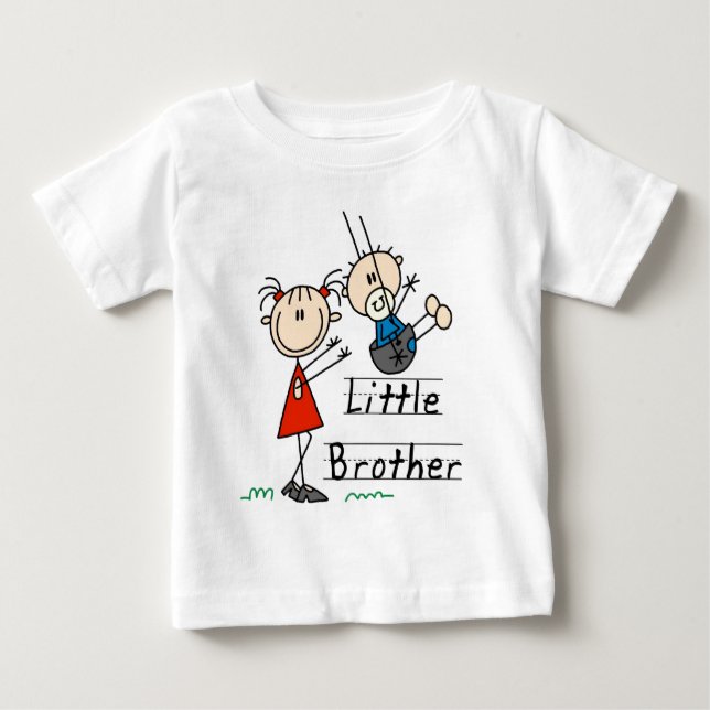 Little Brother med Big Sister Tshirts (Framsida)
