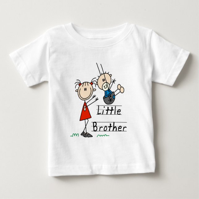 Little Brother med Big Sister Tshirts (Framsida)