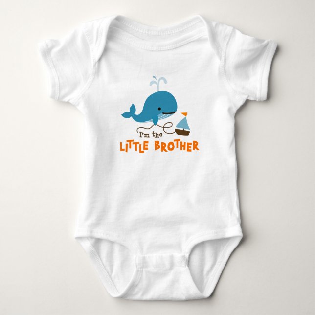 Little Brother - Mod Whale T-shirt (Framsida)